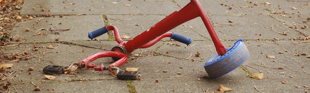 A broken tricycle can be an example of product liability.